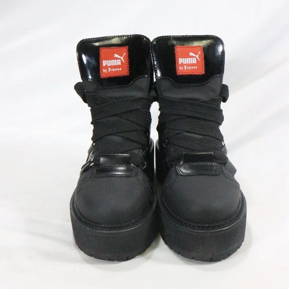 PUMA x Rihanna FENTY Sneaker Boots in Black Sz 6 US Women - Picture 7 of 8